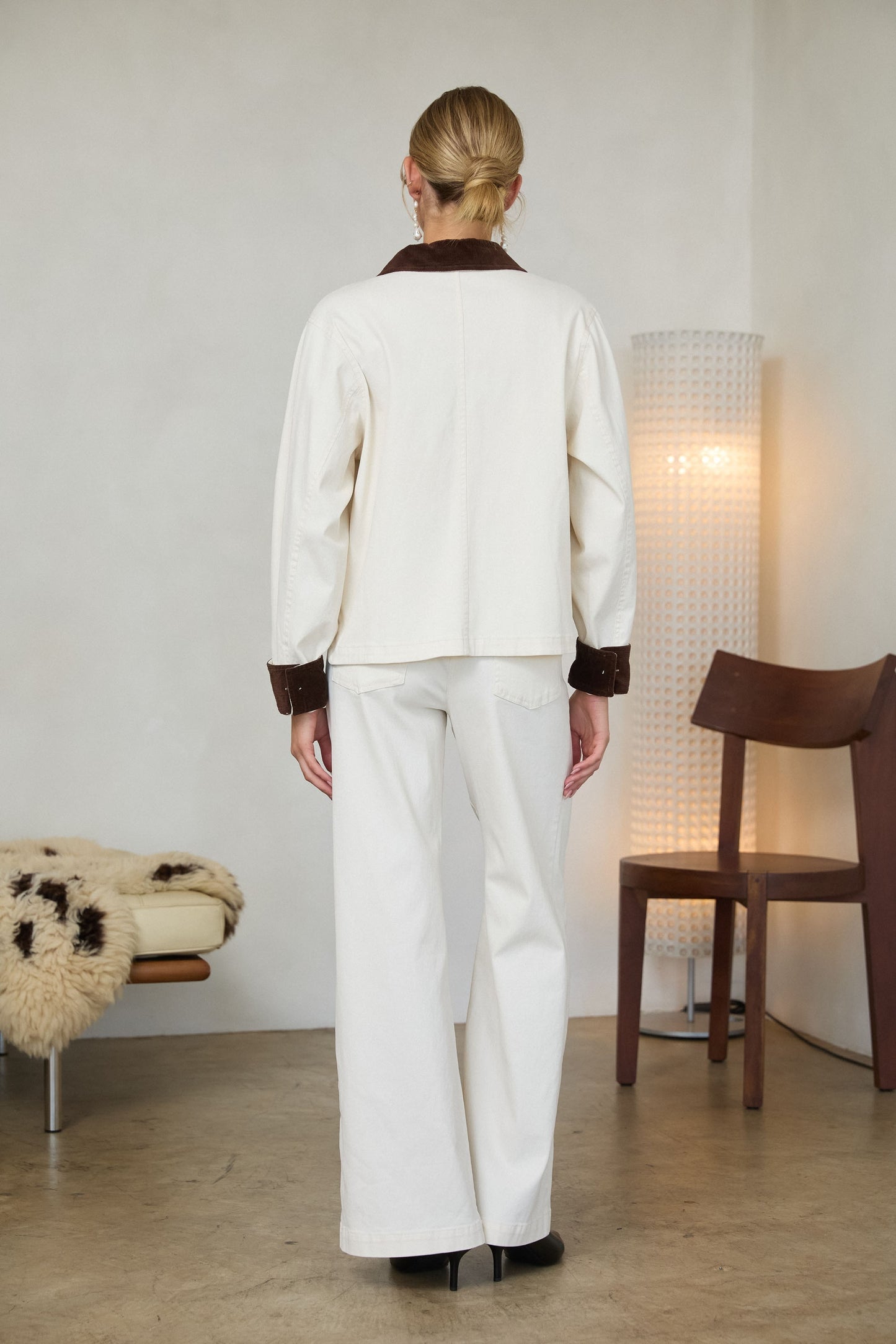 Contrast Barn Jacket