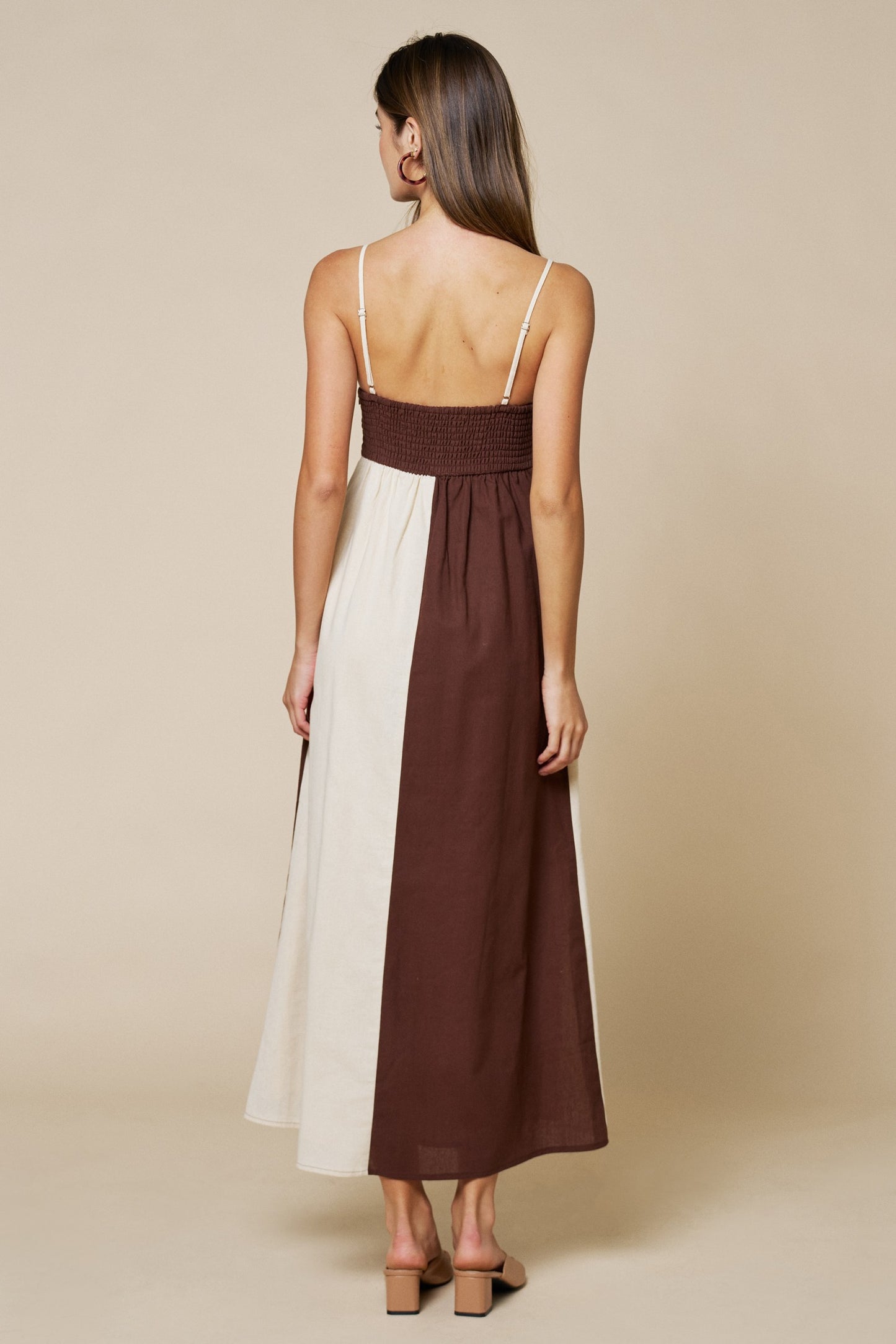 Color Block Maxi Dress