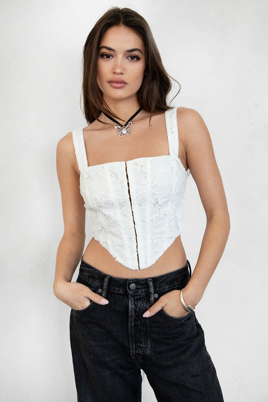 Jenna Crochet Top