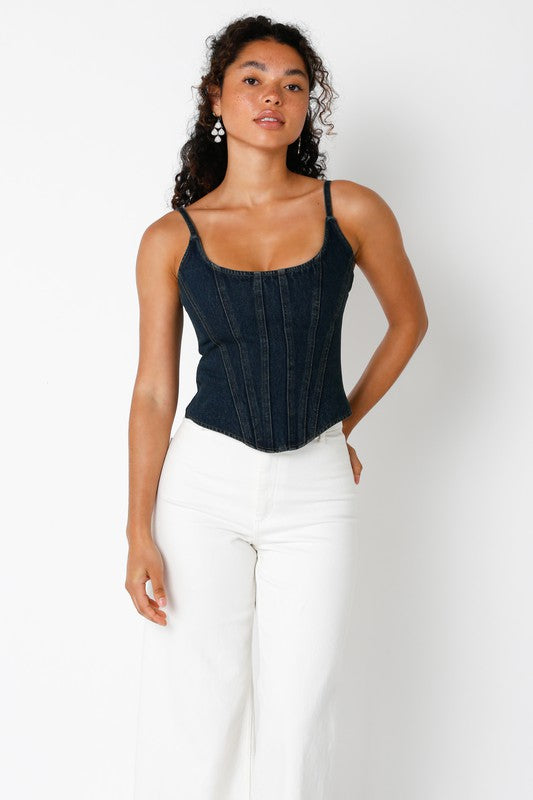 Kerry Denim Top