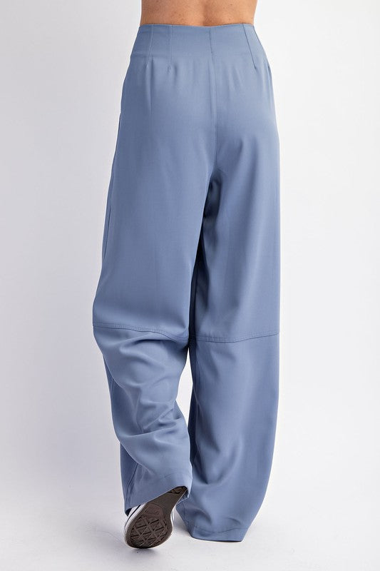 Pleated Belt Detailed Trousers