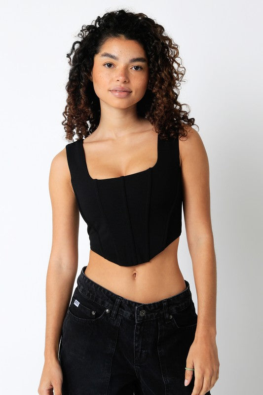 Emmie Squared Neckline Bustier