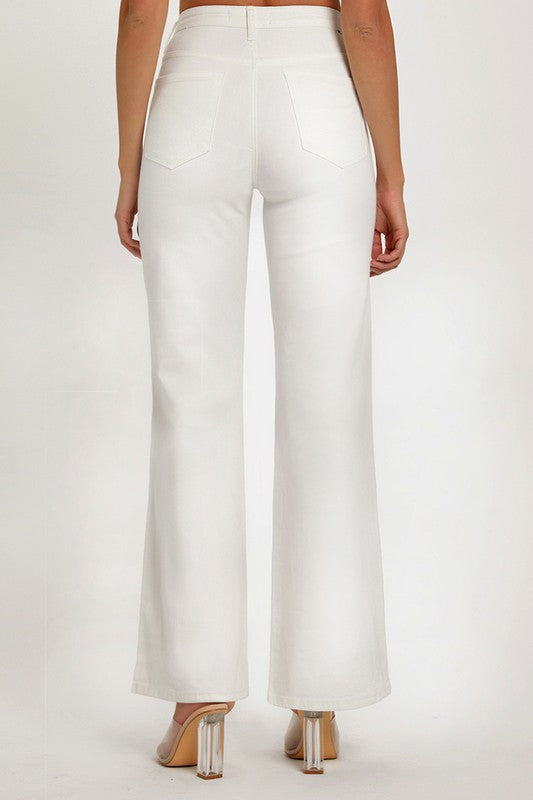 High Rise Wide Leg Pant