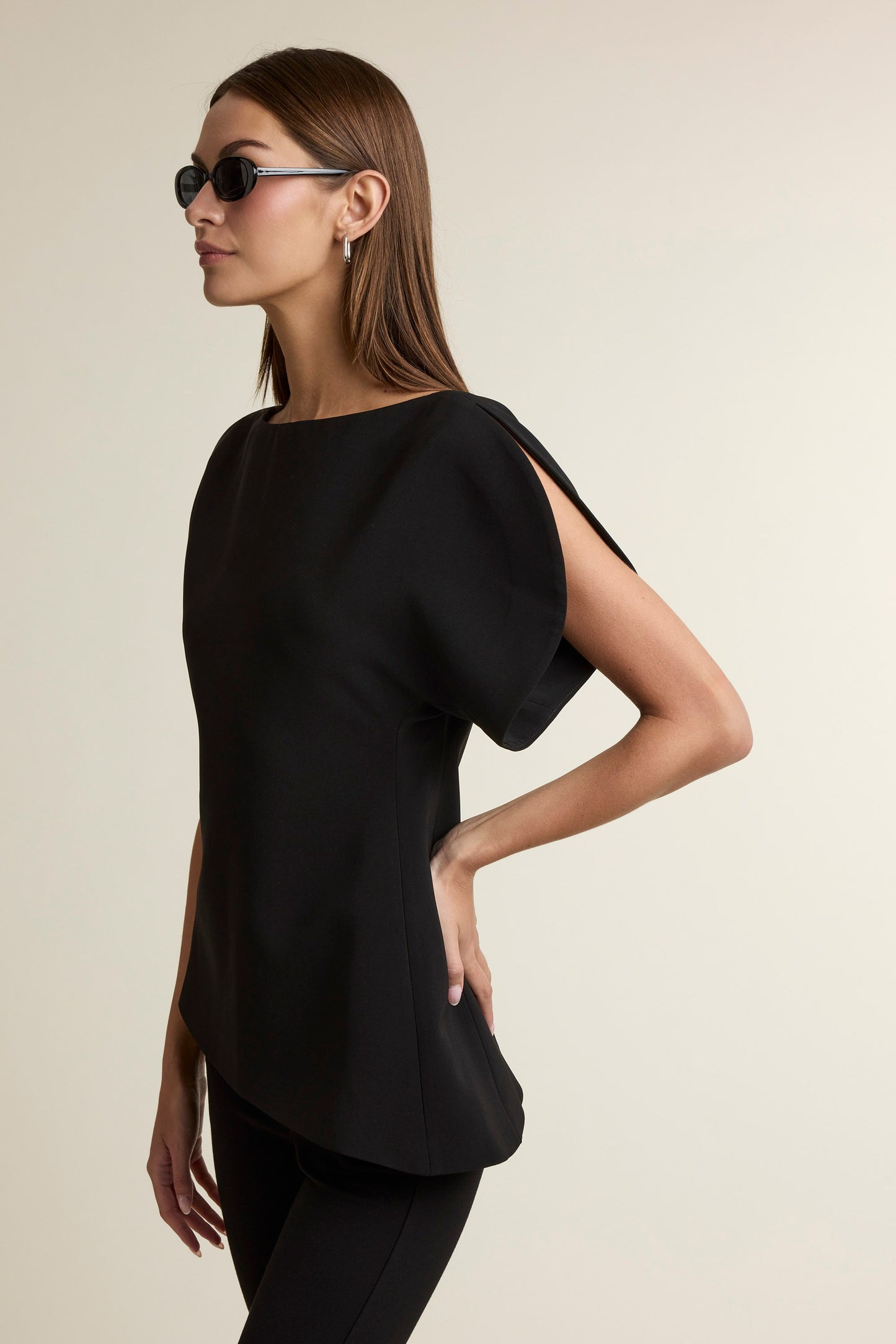 Structured Asymmetrical Blouse