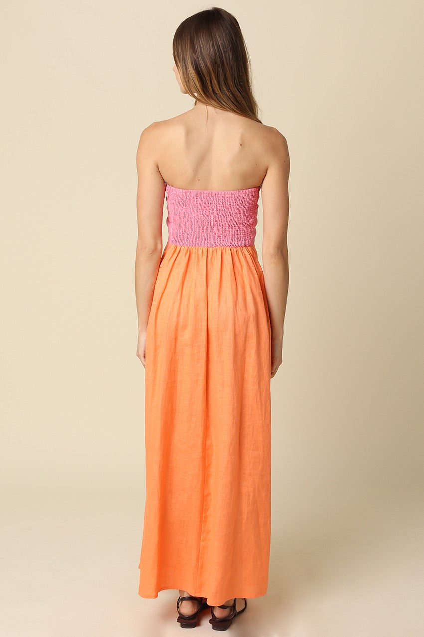 Ann Linen Maxi Dress