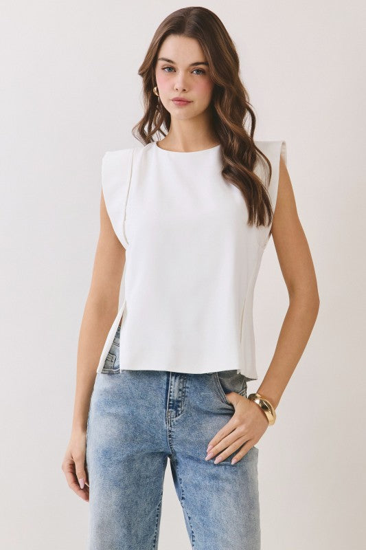 Structured Sleeveless Top