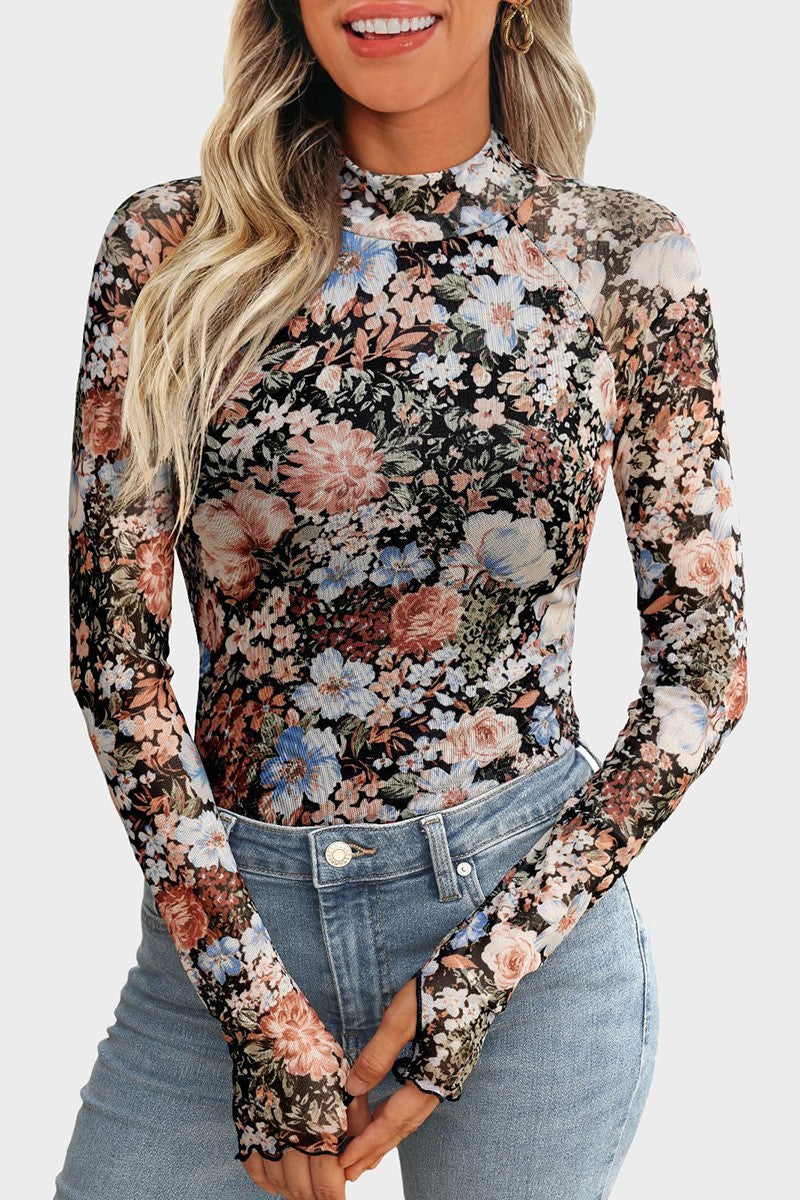 Vintage Floral Long Sleeve