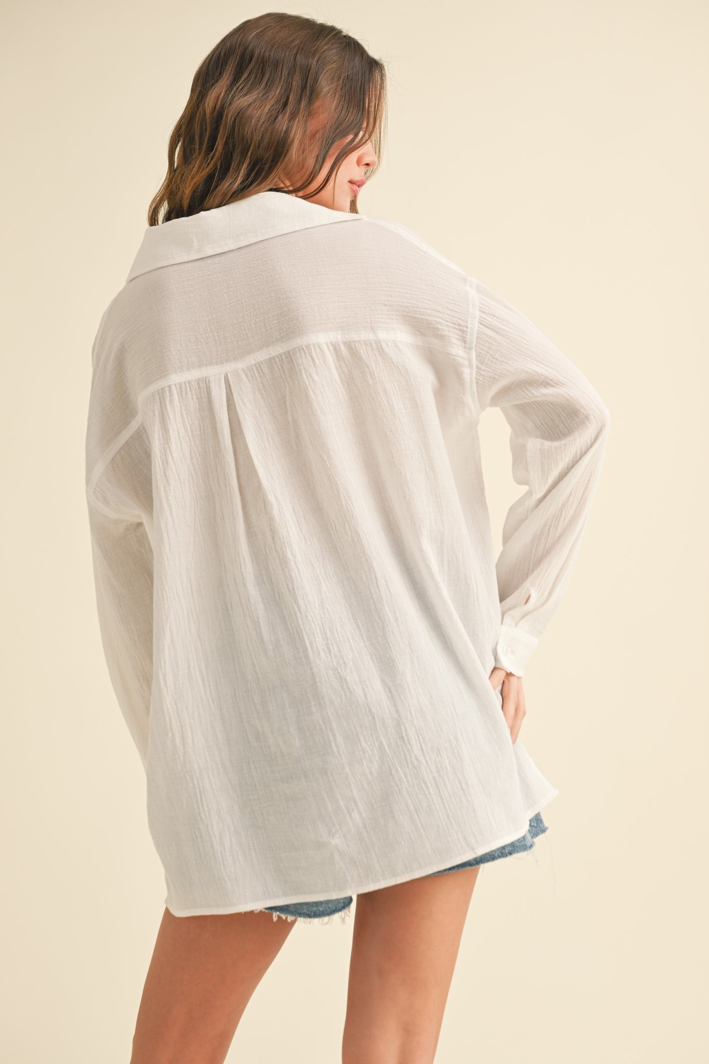 Lightweight Cotton Button-Up