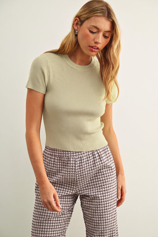 Essential Ribbed Tee