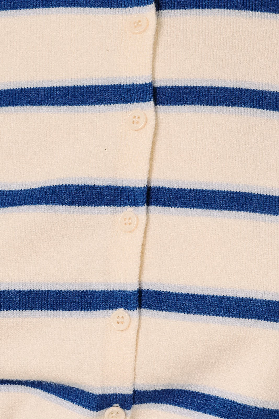 Stripe Button Front Sweater