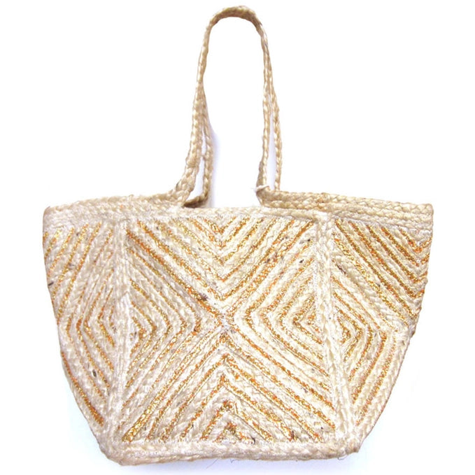 Summer Straw Tote Bag