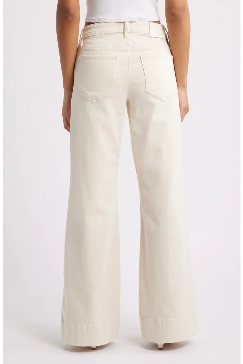 Cream Flare Hidden Jean