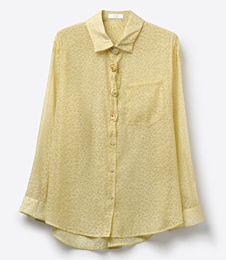 Sheer Leopard Blouse