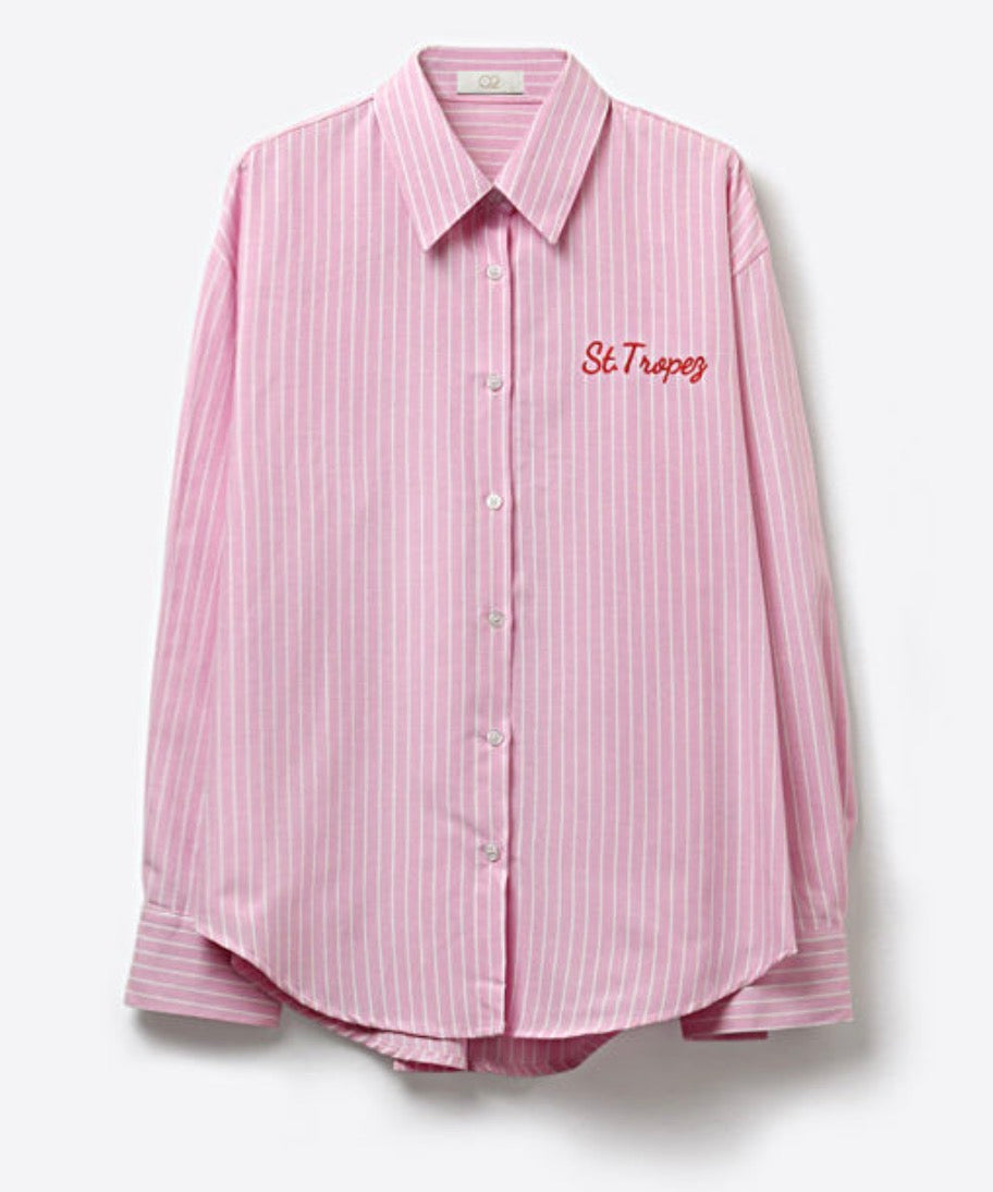 St.Tropez Striped Button Up
