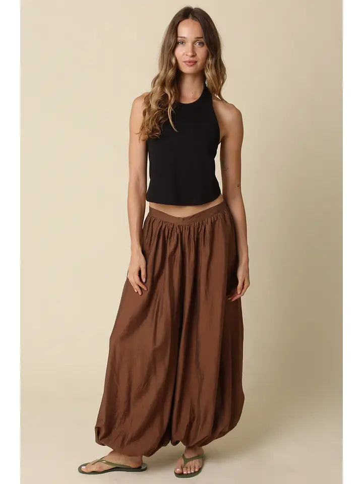 Satin Balloon Pant