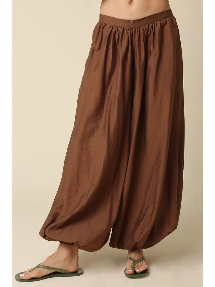 Satin Balloon Pant