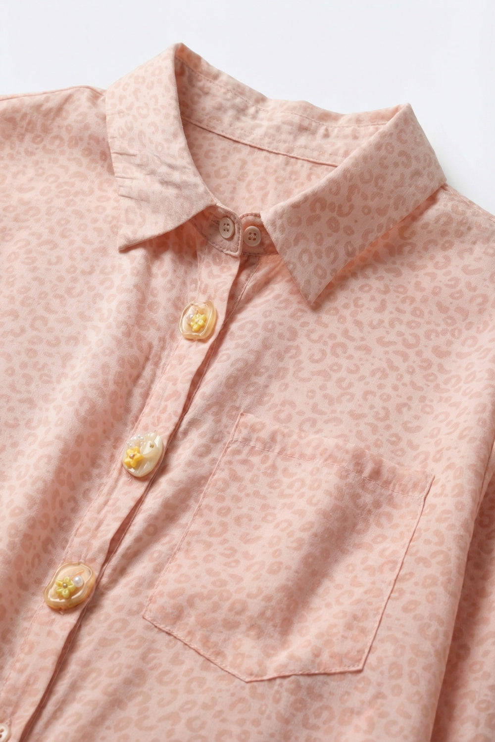 Sheer Leopard Blouse