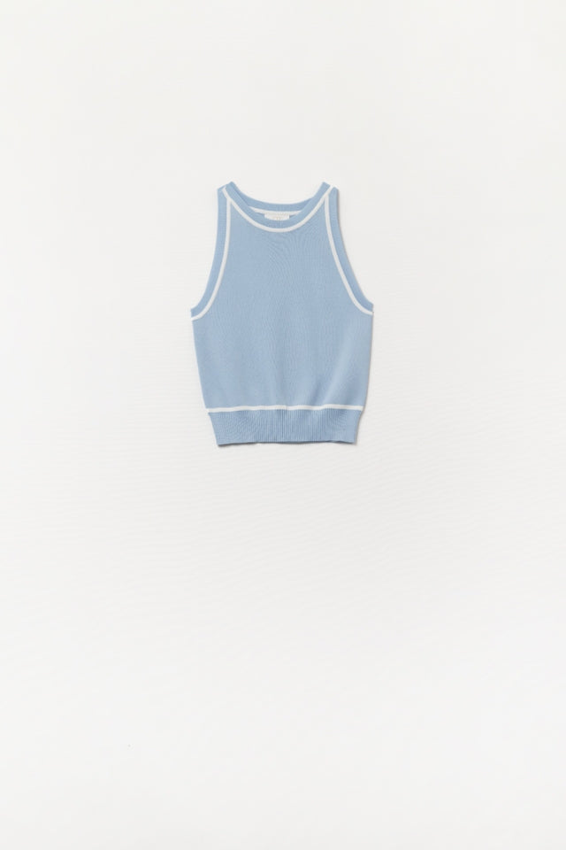 Crop Sleeveless Sweater