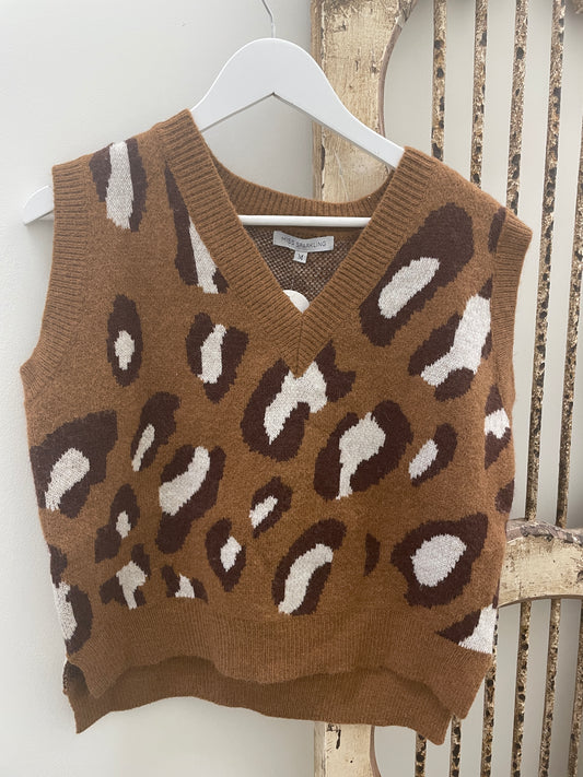 Leopard Vest