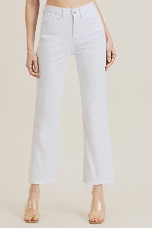 High Rise Raw Hem